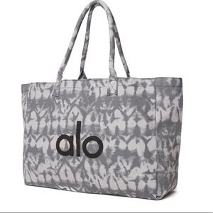 Alo Grey Tiedye Shopper Tote - NEW
